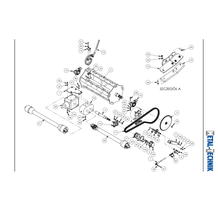 Części zamienne do Metal-Technik maszyna do zbierania kamieni DZIK-4000